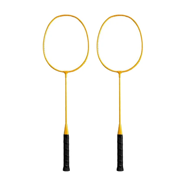 Refined Maxbell Badminton Rackets 2Pcs Badminton Equipment for Beach Indoor Outdoor Backyard Yellow Certified