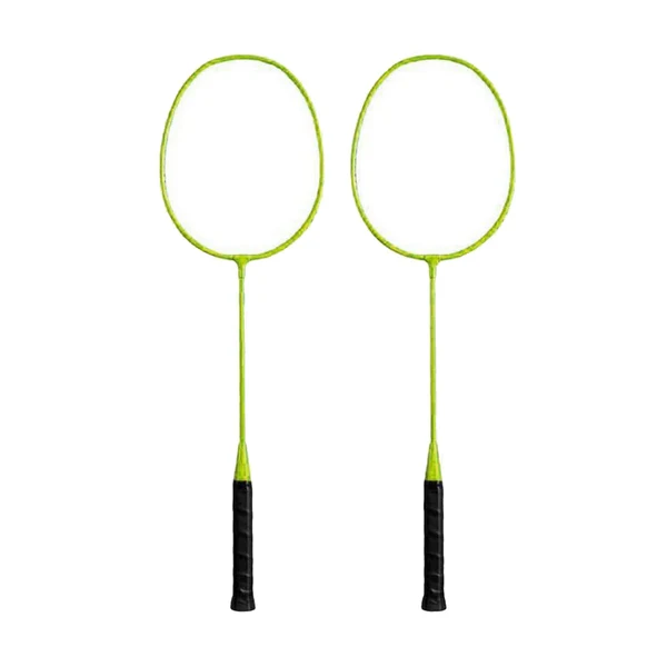 Traditional Maxbell Badminton Rackets 2Pcs Badminton Equipment for Beach Indoor Outdoor Backyard Green High-Grade