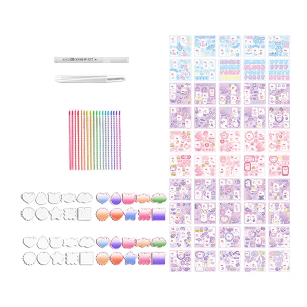 Healthy Maxbell Kids Arts and Craft Cute Keychain Guka DIY Kits for Classroom Girls Gift Rabbit 132pcs Carefully Designed