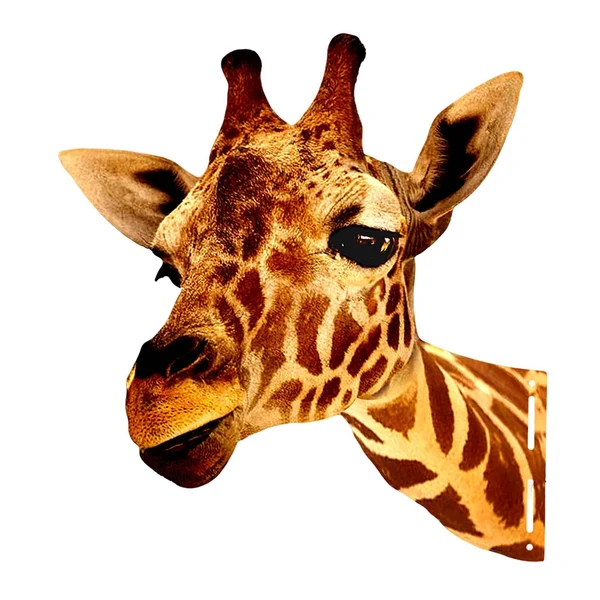 Minimalist Maxbell Animal Heads Art Sculpture Artwork for Dining Room Wall Hanging Centerpiece Giraffe Eco-Friendly