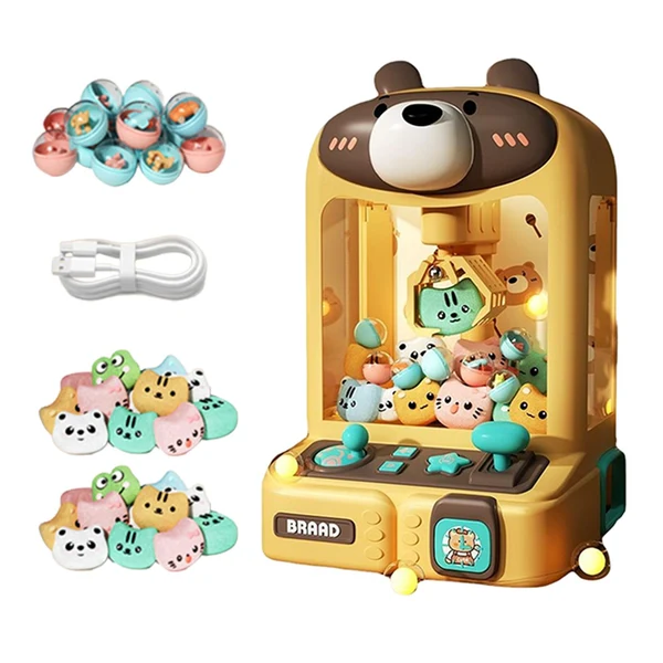 Excellent Maxbell Mini Claw Machine Party Favors Mini Vending Machines for Boys Girls Children Bear 30 Dolls Fashionable