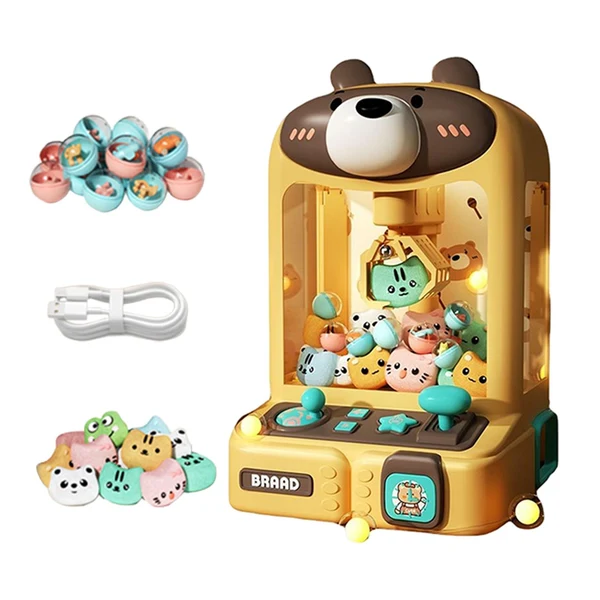 User-Friendly Maxbell Mini Claw Machine Party Favors Mini Vending Machines for Boys Girls Children Bear 20 Dolls Original Design