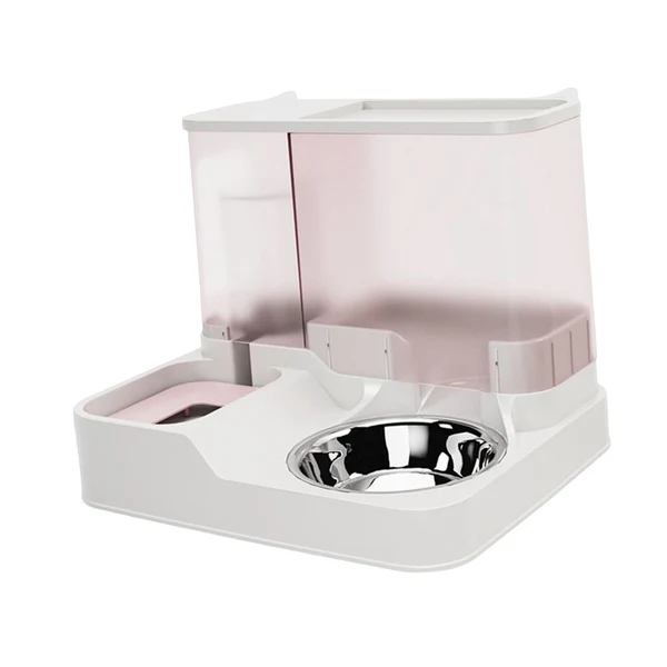 World-Class Maxbell Automatic Dog Water Dispenser Cat Feeder Practical Anti Overturning Dog Dish Pink Authentic