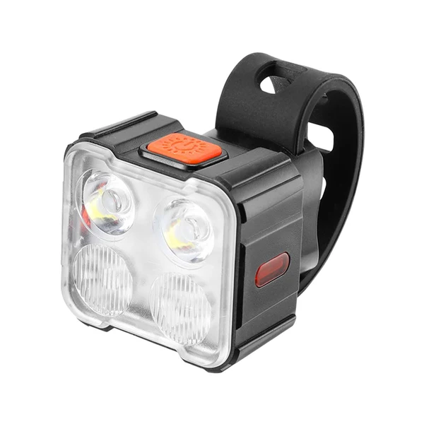 User-Friendly Maxbell Bike Headlight Tail Light USB Rechargeable Outdoor LED Bike Light Front Back 4 Lights Black High-End