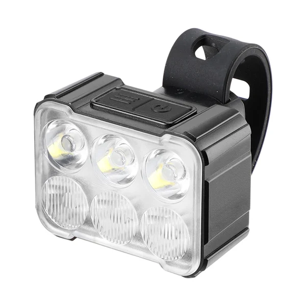 Sustainable Maxbell Bike Headlight Tail Light USB Rechargeable Outdoor LED Bike Light Front Back 6 Lights Black Solid