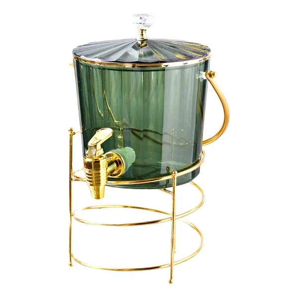 Elegant Maxbell Drink Fridge Dispenser 2.2L Lemonade Dispenser for Fridge Wedding Restaurant Green Faucet Rack Fine Crafted