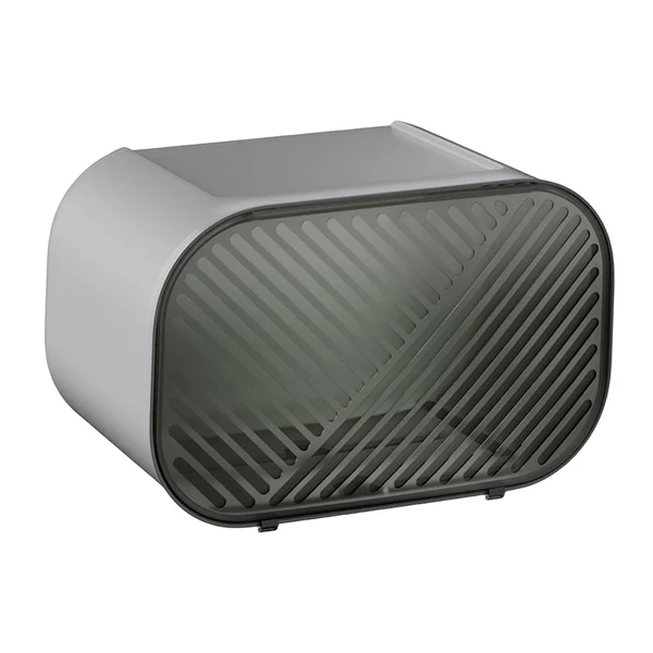 User-Friendly Maxbell Toilet Paper Holder with Shelf Tissue Box for Bathroom Bedroom under Cabinet gray Smart