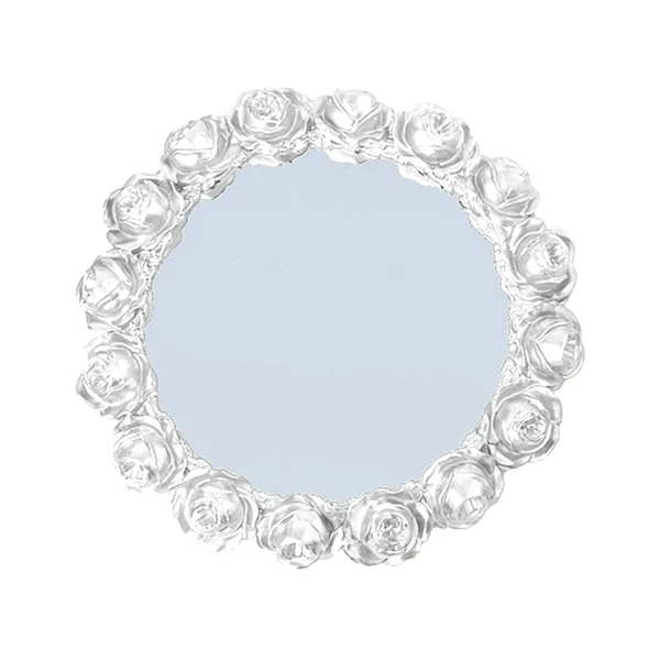 Organic Maxbell Mirror Tray Retro European Style Makeup Tray for Bedroom Coffee Table Makeup White Expertly Made