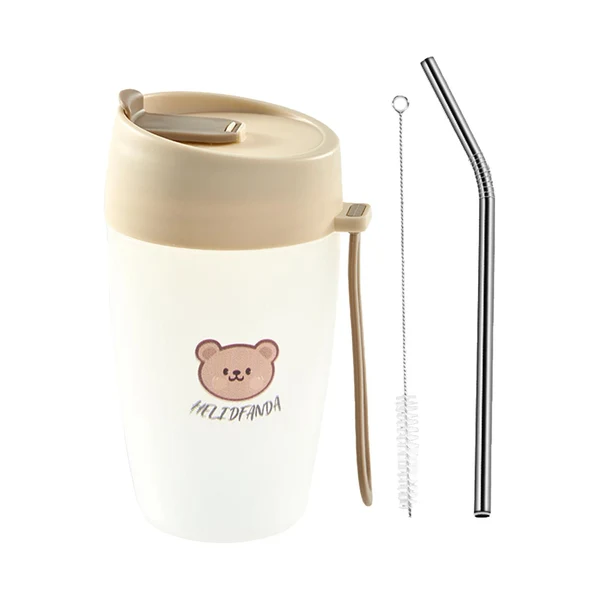 Sustainable Maxbell Water Bottle 300ml Creative Sports Drinking Water Bottle for Hiking cup with straw Artisan