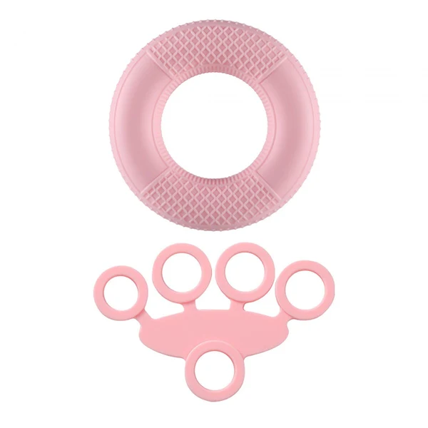 Fast Maxbell Silicone Hand Grip Strengthener for Muscle Strengthening Musician Athletes 2 in 1 Light Pink Carefully Designed