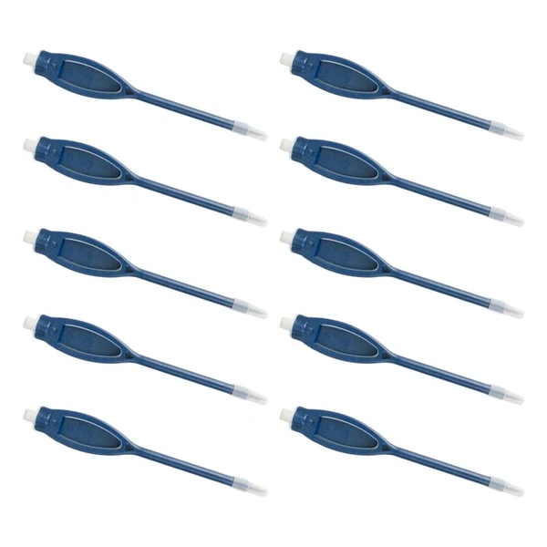 Refined Maxbell 10x Golf Pencils Bulk 2H Marker Pens for Wedding Writing Children's Drawing Dark Blue Easy-to-Use
