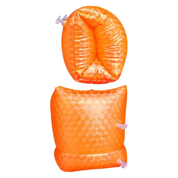 Modern Maxbell Swimming Arm Bands Swim Floater Sleeves Swim Arm Bands for Beginner Children Orange Natural