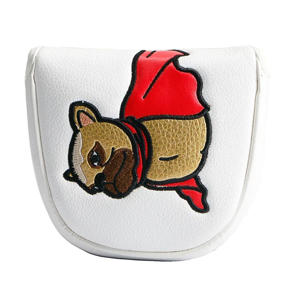 Elite Maxbell Golf Mallet Putter Head Cover Golf Supplies Fashion Protective Putter Covers Semicircle White High-Grade