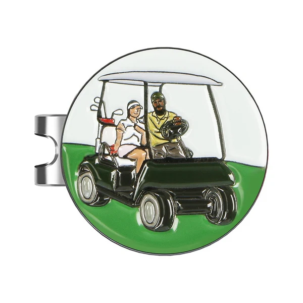 Fine Crafted Maxbell Golf Ball Marker Hat Clip Giveaways Removable 25mm Magnetic Ball Marker Car Pattern Specialty