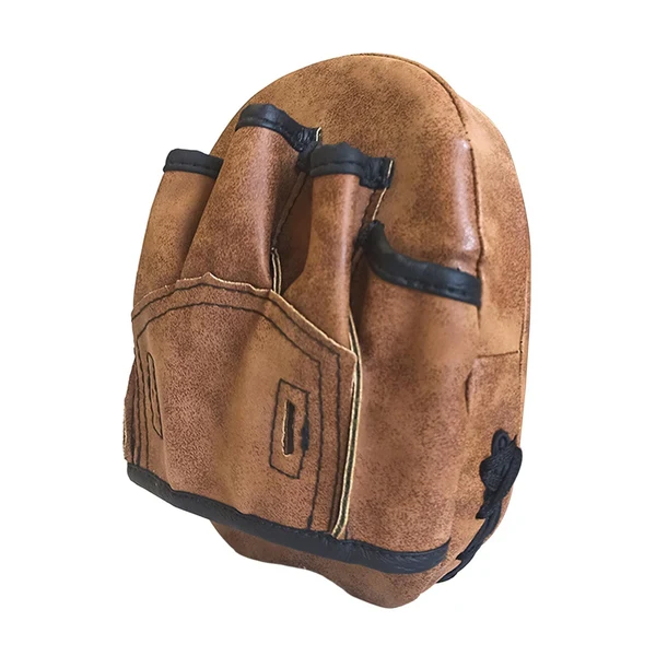 Fine Maxbell Strike Round Pad Training Aid MMA Kicking Pad Kick Boxing Curved Focus Mitts Brown Original Design