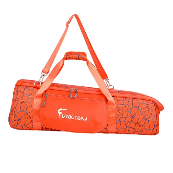 Elite Maxbell Large Yoga Bags Knapsack Yoga Mat Carrier Case for Workout Dancing Women Men orange Fine Crafted