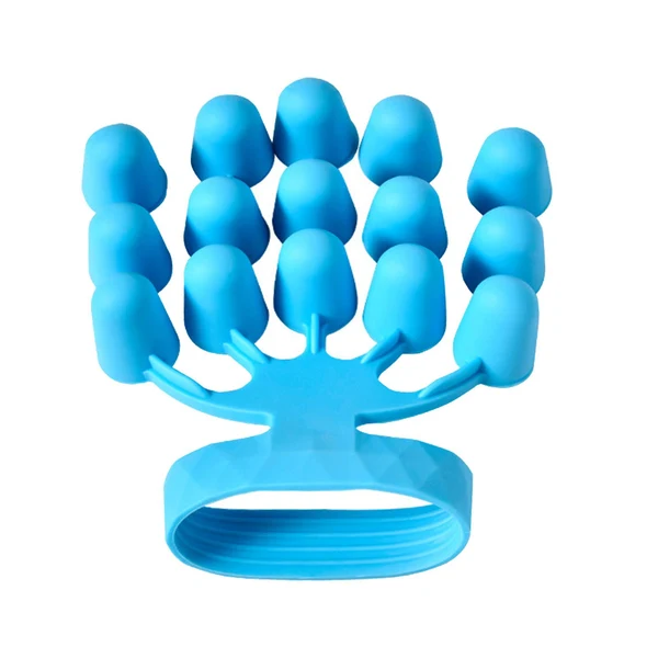 High-Grade Maxbell Fingers Exerciser Stretcher Finger Strengthener Piano Hand Grip Strengthener Blue Innovative