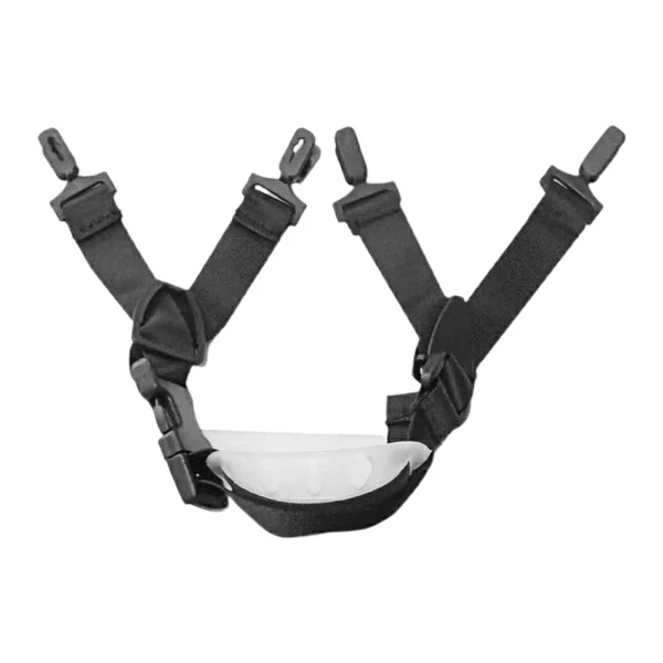 Practical Maxbell Safety Helmet Chin Strap Quick Release Buckle with Chin Cup Helmet Chinstrap White Optimized