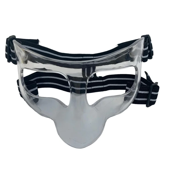 Reusable Maxbell Nose Guards Basketball Face Shield Gym Exercise Kids Soccer Sports Face Mask White Full Frame Eco-Friendly