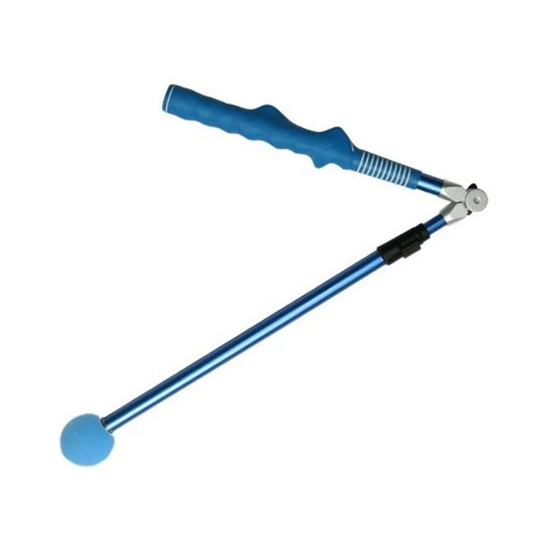 Durable Maxbell Foldable Warm up Stick Telescopic Training Aid 79cm Adult Golf Swing Trainer Blue Grip and Rod Natural