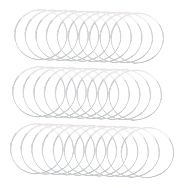 Comfortable Maxbell Watch Glass Gasket Waterproof Assortment O Ring Glass Gasket for Watch Glass 31Pcs 25-40mm World-Class