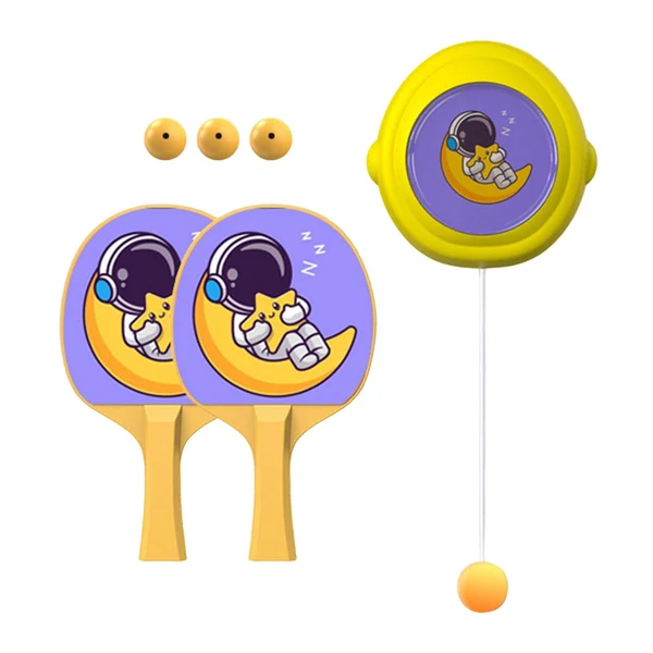 Advanced Maxbell Tennis Trainer Self Training Set Children's Indoor Hanging Table Tennis Yellow 2 Racket Fast