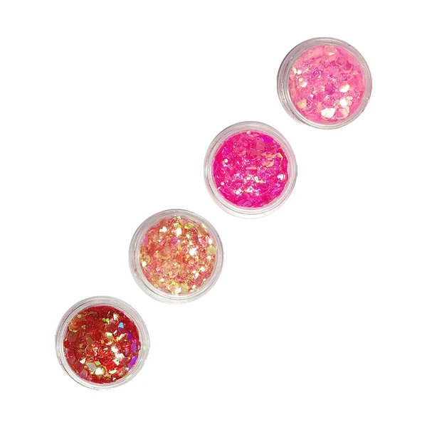 Carefully Designed Maxbell 4Pcs Sparkle Sequin Flake Chunky Glitter for Nano Tapes Pedicure Phone Cases Style D Classic