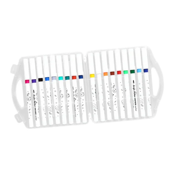 Minimalist Maxbell Paint Markers Smooth Quick Drying Acrylic Paint Pens for Ceramic Canvas Wood 18 Colors High-Quality