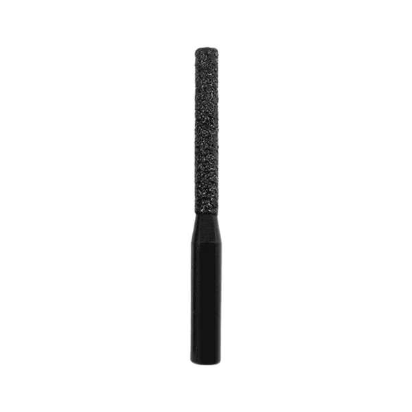 High-Grade Maxbell Diamond Brazed Straight Shank Cylinder Edge Durable for Glass Marble Granite Black 6.35x5x65mm Easy-to-Use