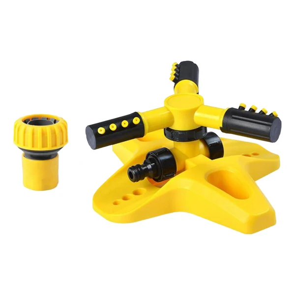 Authentic Maxbell Large Area Coverage Water Sprinkler Adjustable Rotating Irrigation Sprinkler and 1 DN25 Connector Fashionable