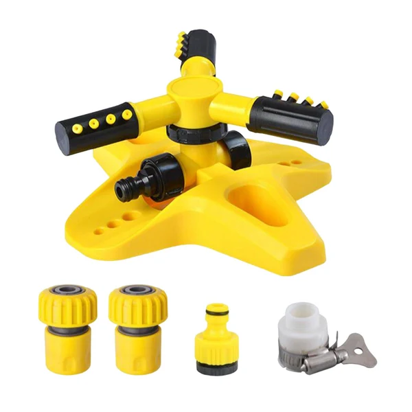 Luxury Maxbell Large Area Coverage Water Sprinkler Adjustable Rotating Irrigation Sprinkler and 2 DN20 Connector High-Performance