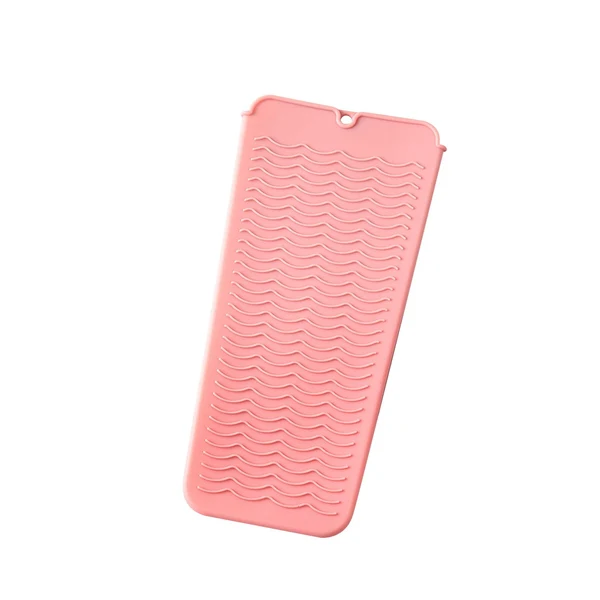 High-Performance Maxbell Silicone Heat Resistant Mat Pouch for Curling Iron Hair Straightener Barber Pink Easy-to-Use