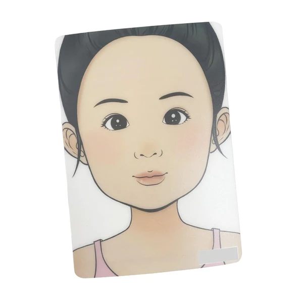 Refined Maxbell Makeup Painting Practice Template Washable Painting Art Display Tool for Kid Girl Face Excellent