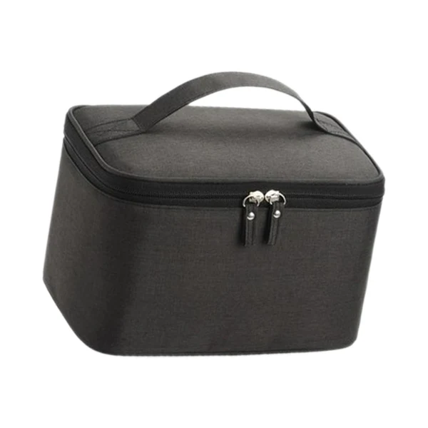 Premium Material Maxbell Travel Makeup Bag Organizer Toiletry Bag Makeup Case for Women Storage Pouch Black Convenient