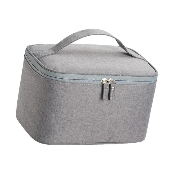Responsible Maxbell Travel Makeup Bag Organizer Toiletry Bag Makeup Case for Women Storage Pouch Grey Soft