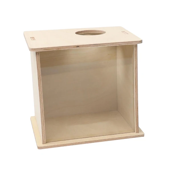 Luxury Maxbell Hamster Digging Box Visible Wooden Shower Room for Gerbils Chinchillas 20cmx16cmx18cm Practical