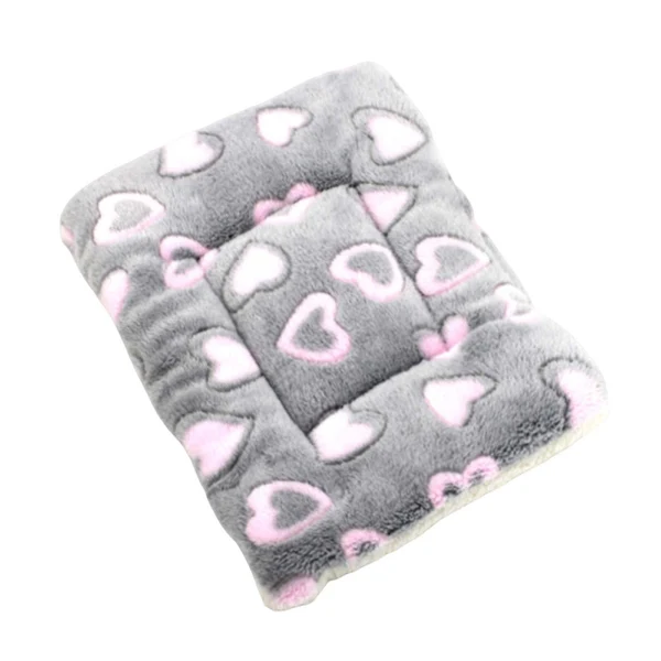 World-Class Maxbell Dog Bed Mat Cat Accessories Washable Short Plush Blanket Cat Bed Mats gray S Excellent