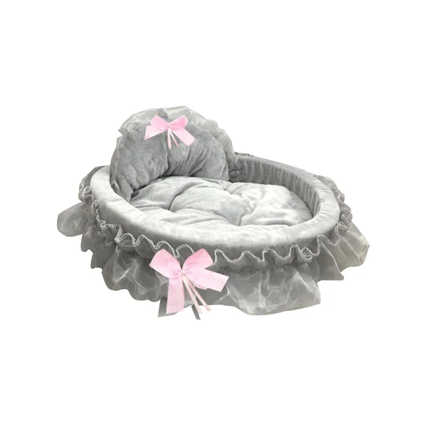 Proven Maxbell Lace Pet Dog Bed Dog House Kennel Princess for Indoor Cats Small Cats Kitten XL Gray Innovative
