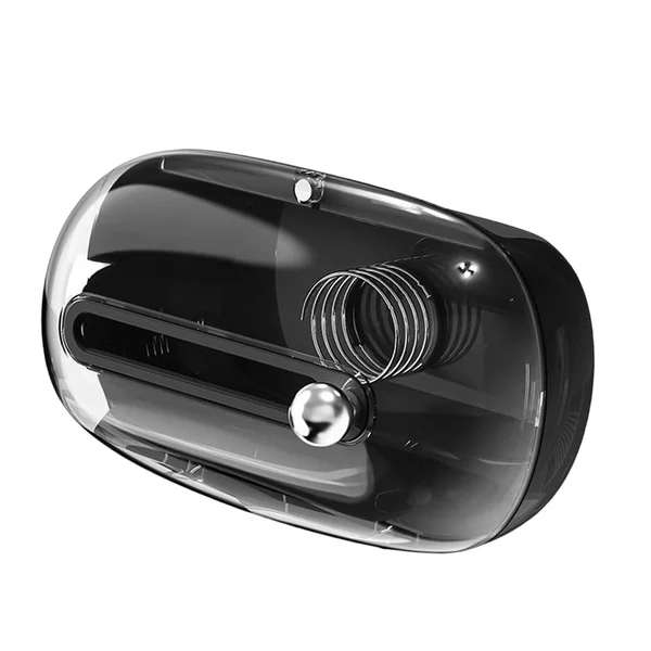 Flexible Maxbell Wall Mounted Tissue Box Cover Napkin Holder Home Decoration Toilet Paper Box Black with argent Trusted