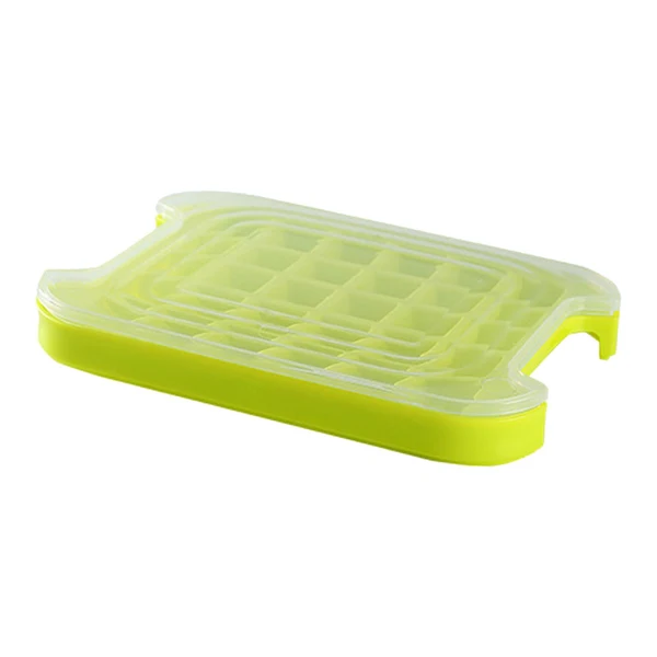 Versatile Maxbell Cube Tray Space Saving DIY Household Ice Making for Chocolate 1 Tier With Lids Specialty