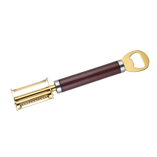 Consistent Maxbell Stainless Steel Fruit Peeler Portable Potato Peeler for Carrot Potato Veggie Brown Top-Quality