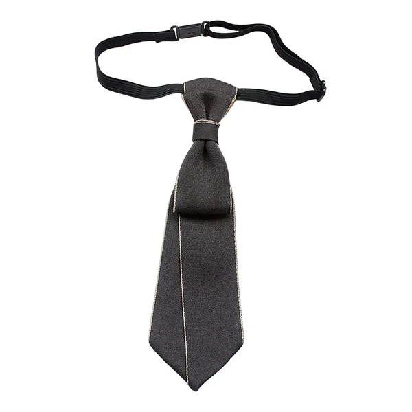 Dependable Maxbell Men Necktie Women Pre Tied Necktie Pretied Ties for Party Carnivals Concerts Gray Sharp Corner Next-Generation