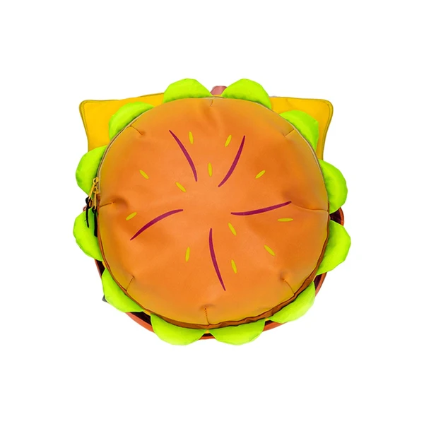 High-Grade Maxbell Girls Hamburger Backpack Book Bag Hiking Large Capacity Women Backpack Purse Minimalist