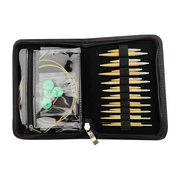 Official Maxbell Circular Knitting Needles Set Portable DIY 1Set for Sweater Beginner Sleeves Responsible