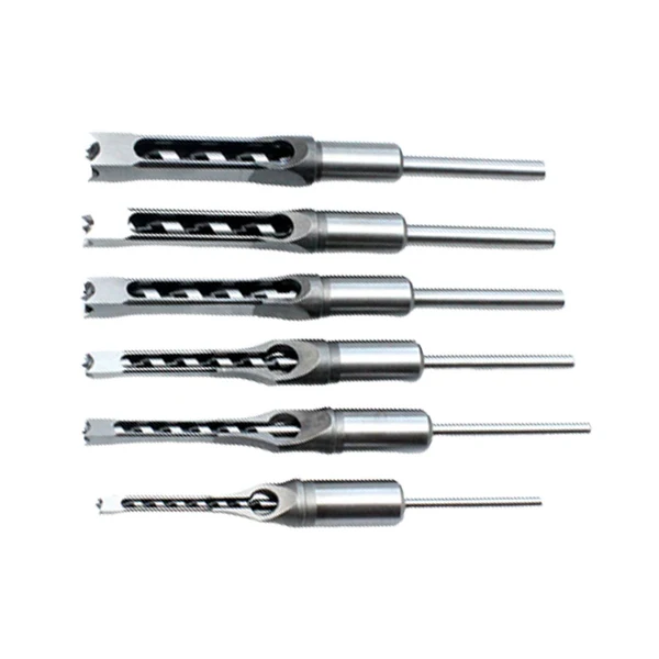 Responsible Maxbell HSS Woodworking Mortising Chisel for Drill Press Attachments DIY Woodworking 6Pcs Convenient