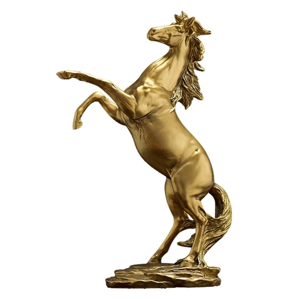 User-Friendly Maxbelll Galloping Horse Decoration Shelf Statue Office Home Ornament Gold Exclusive