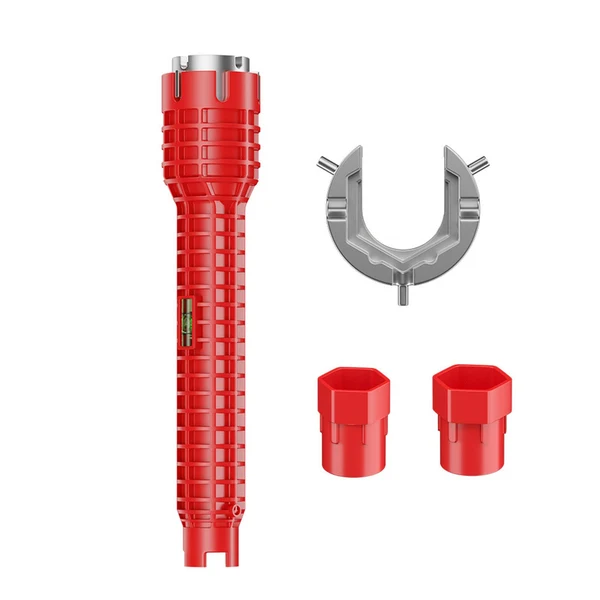 Minimalist Maxbell Sink Wrench Multipurpose Plumbing Tool for Strainer Baskets Toilet Kitchen Functional