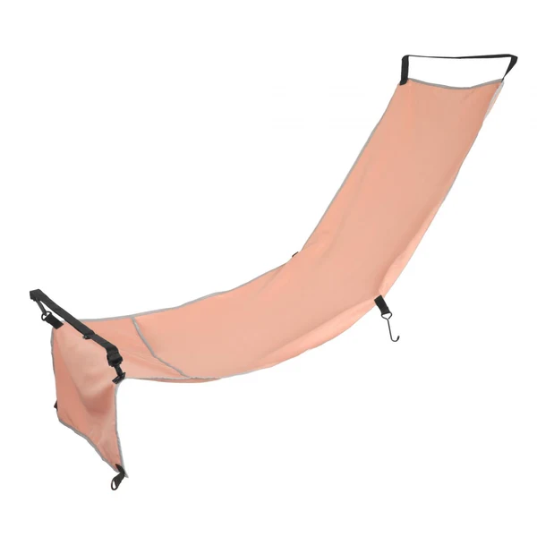 Environmentally Friendly Maxbell Comfort Airplane Footrest Hammock Seat Cover Leg Rest for Flights Trains Bus Pink Natural