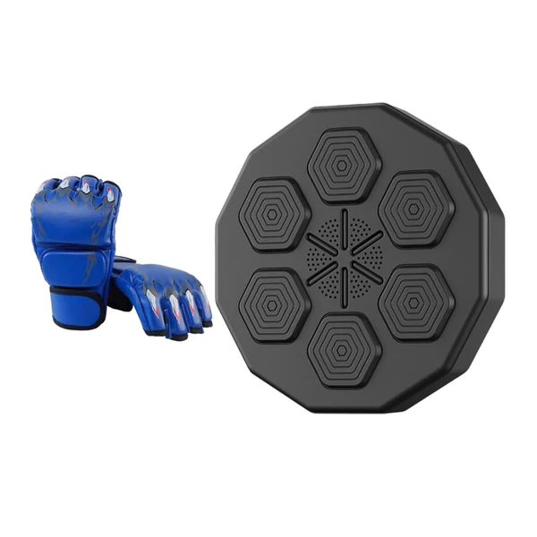 Advanced Maxbell Music Boxing Machine Wall Mounted Household Music Boxing Machine Wall Target Blue Tiger Claw Elegant