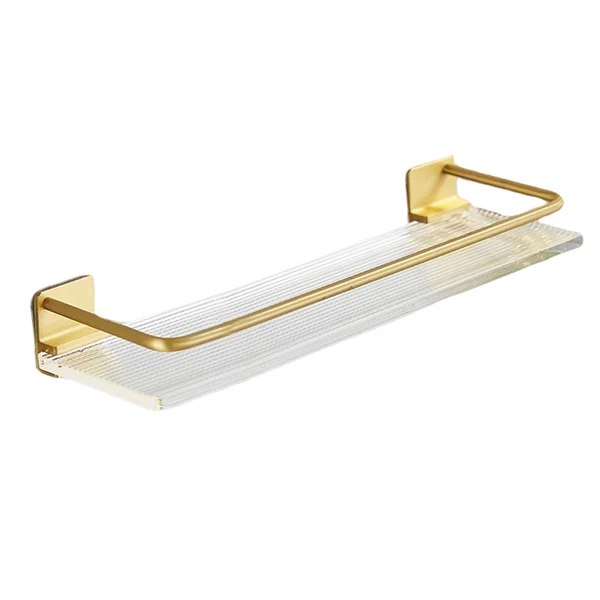 Versatile Maxbell Bathroom Floating Shelf Wall Mounted Wall Mounted Storage Shelf for Bathroom 50cm Elite